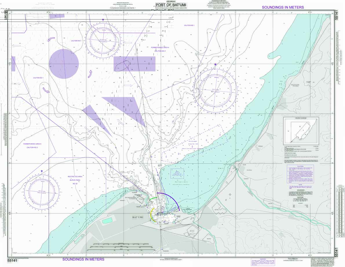 PORT BATUMI NAUTICAL CHART